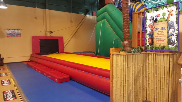 Safari Nation Is a large indoor playground with inflatables, jungle gyms, a  zip line, …