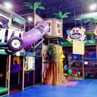 Safari Nation Is a large indoor playground with inflatables, jungle gyms, a  zip line, …